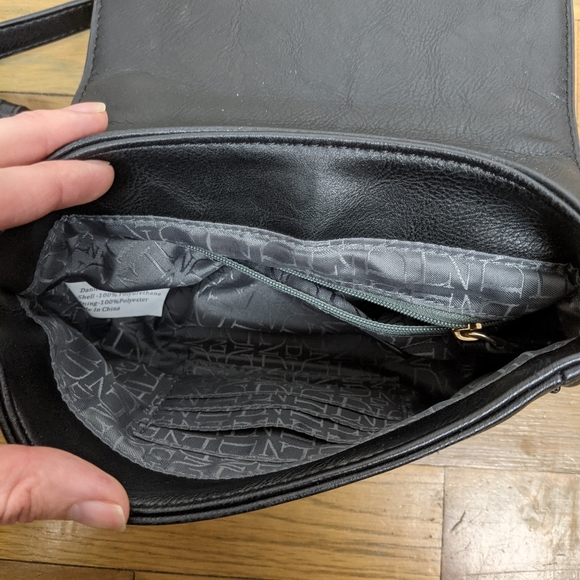 Danielle Nicole Black Crossbody Colorful Design - Picture 7 of 7